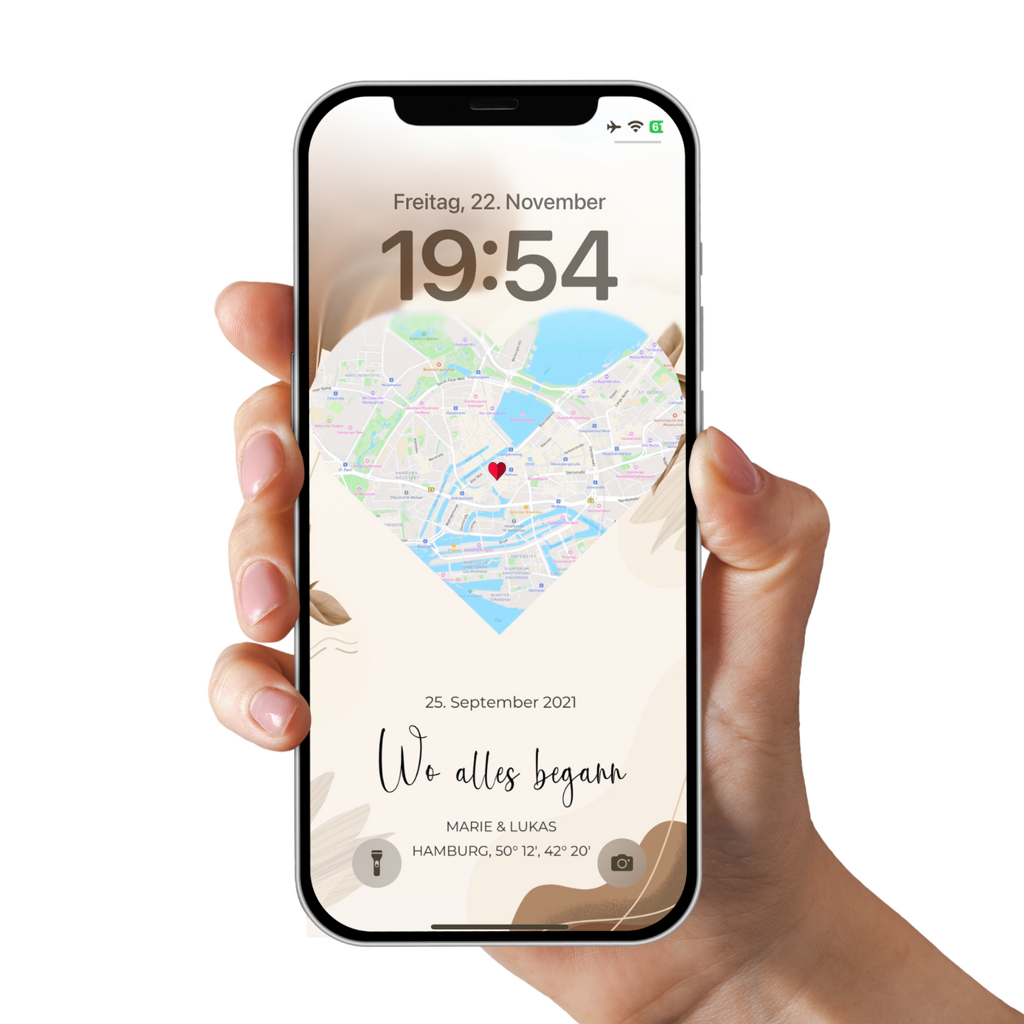 Sfondo lockscreen per smartphone