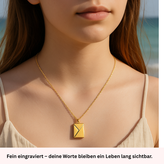 « Lettre à ma fille » – Collier personnalisé