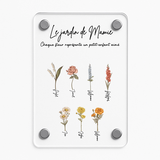 Fleurs de Mamie – Aimant