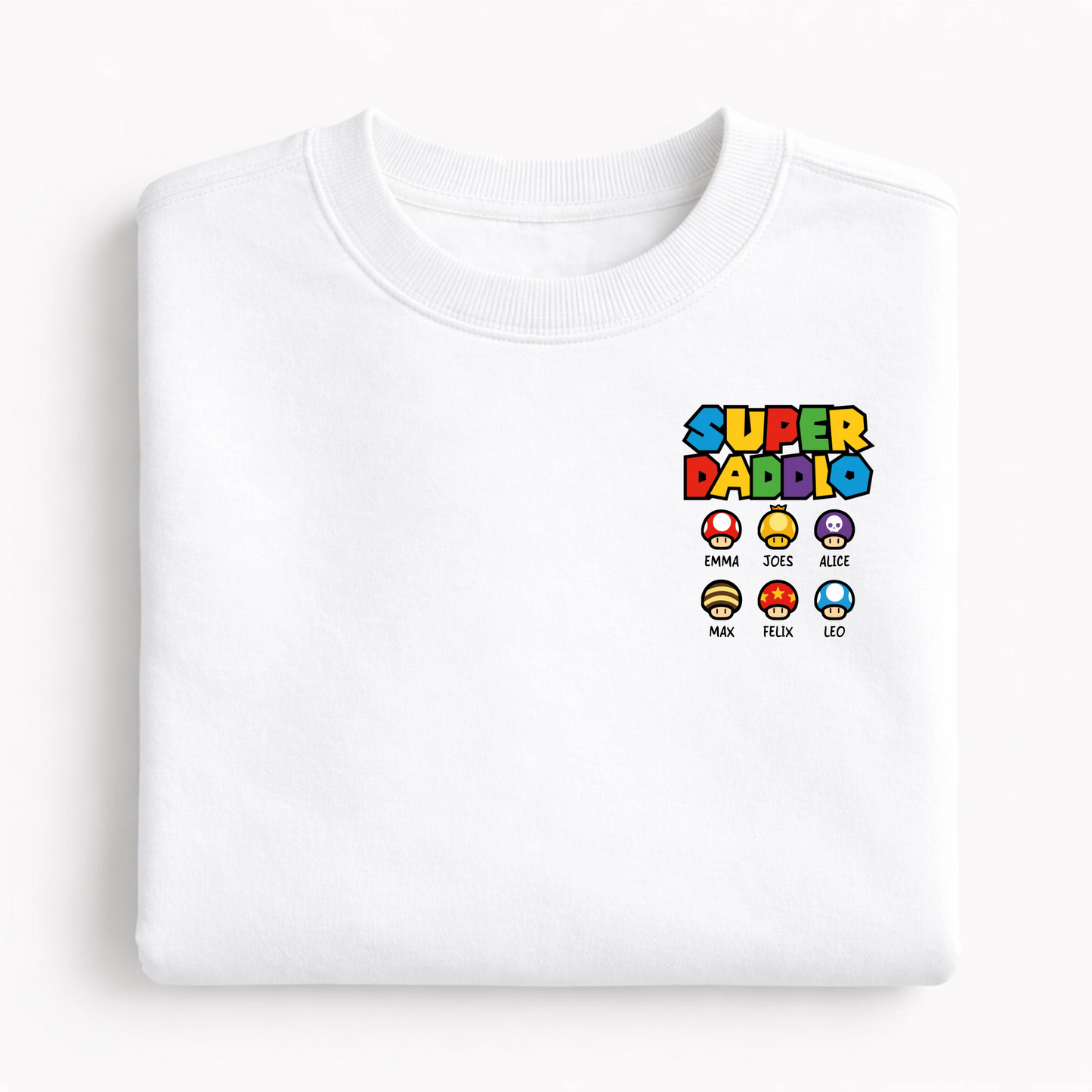 "Super Daddio" - Personalisiertes Sweatshirt