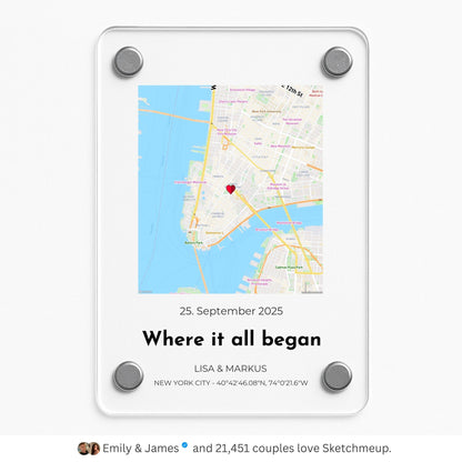 Where It All Began – Acrylic Magnet