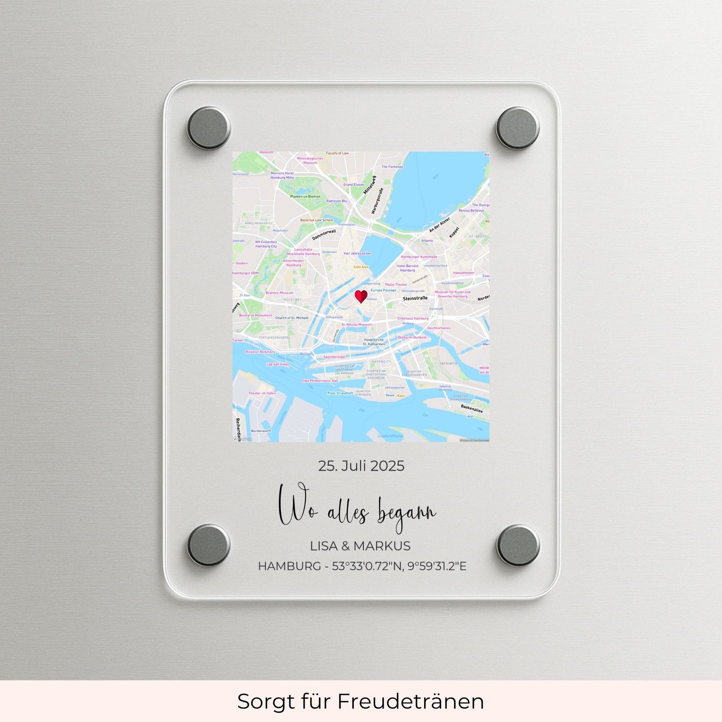 "Unser Ereignis" - Acryl Magnet