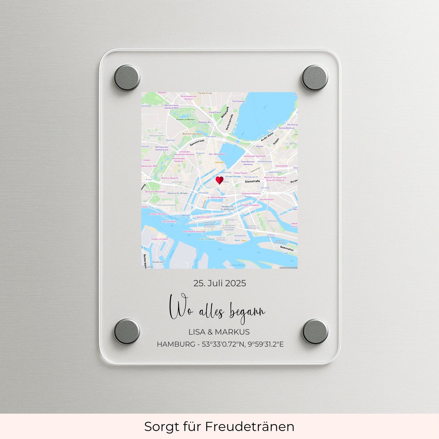 "Unser Ereignis" - Acryl Magnet