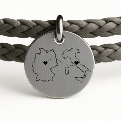 Deux endroits, un cœur - Bracelet partenaire