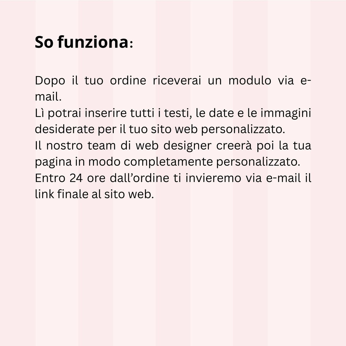 Pagina dell’amore – sito web personalizzato d’amore