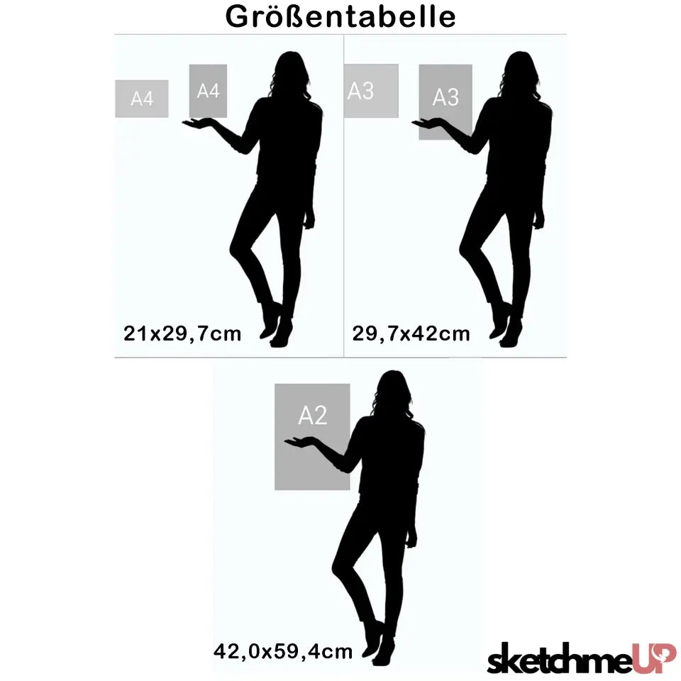 Just Married - Personalisiertes Poster als Geldgeschenk