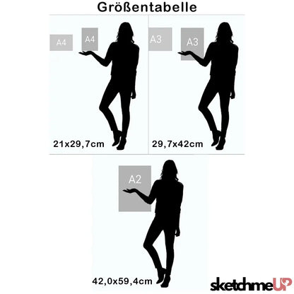 Just Married - Personalisiertes Poster als Geldgeschenk