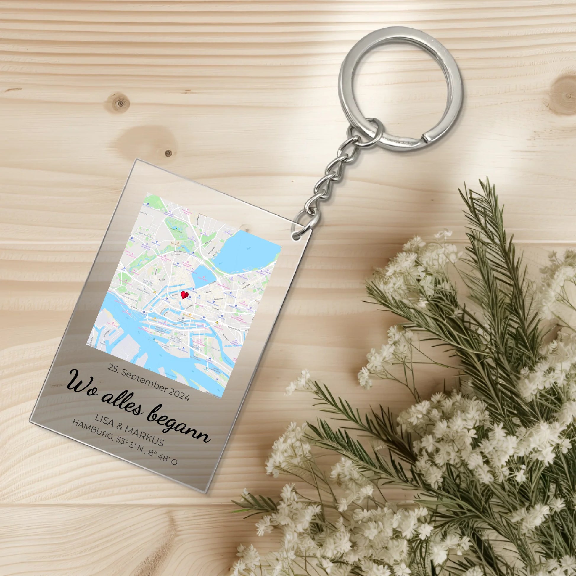 Kopie von BY CM Custom Song Plaque Keychain Canva Mockup (2)