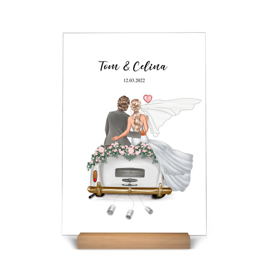 Nouveau livre - Tableau acrylique personnalisé comme cadeau monétaire