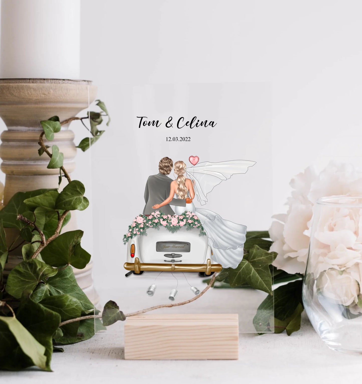 Nouveau livre - Tableau acrylique personnalisé comme cadeau monétaire