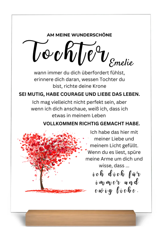 Family Glass - Gepersonaliseerd acrylbord