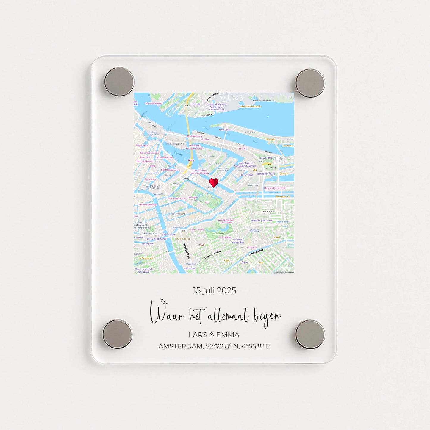 "Ons evenement" - Acryl magneet