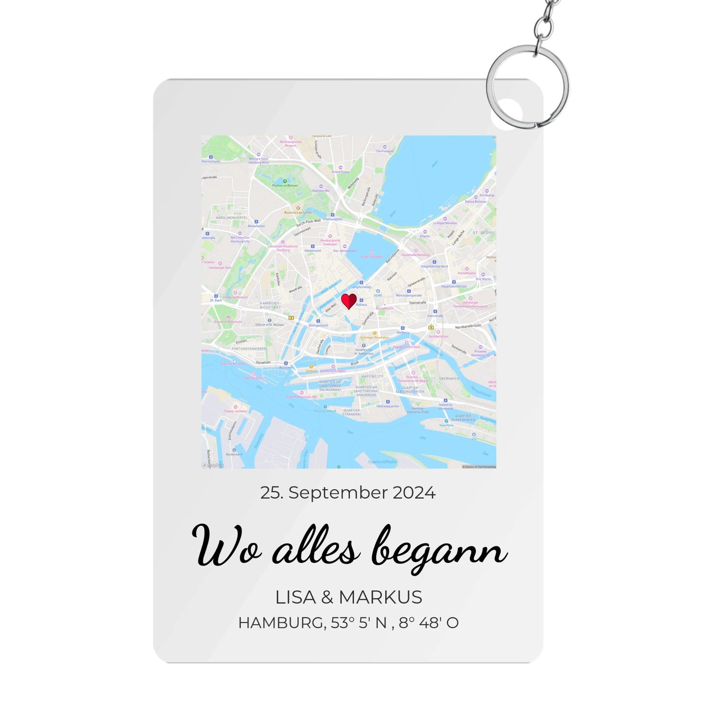 "Unser Ereignis" - Schlüsselanhänger